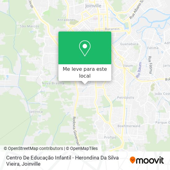Centro De Educação Infantil - Herondina Da Silva Vieira mapa