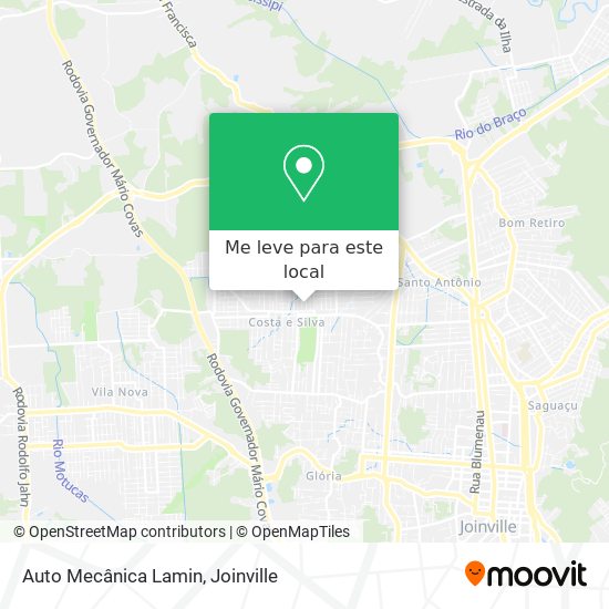 Auto Mecânica Lamin mapa