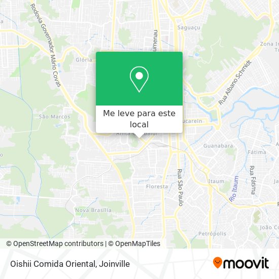 Oishii Comida Oriental mapa