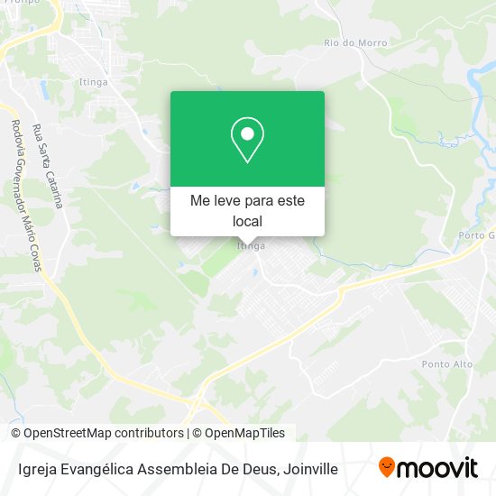Igreja Evangélica Assembleia De Deus mapa