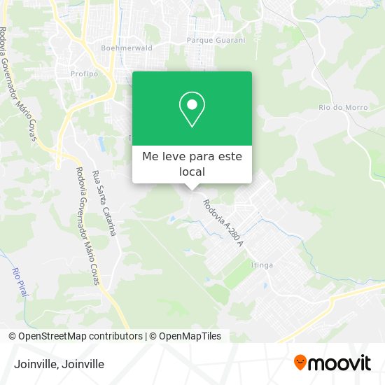 Joinville mapa
