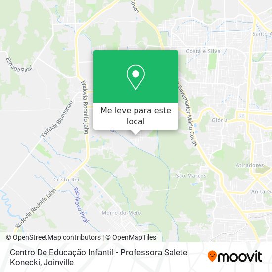 Centro De Educação Infantil - Professora Salete Konecki mapa