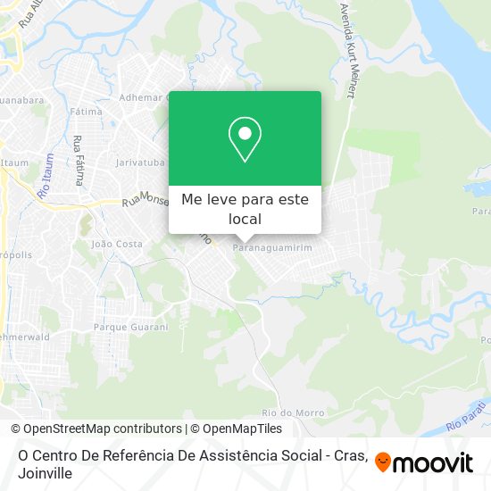 O Centro De Referência De Assistência Social - Cras mapa