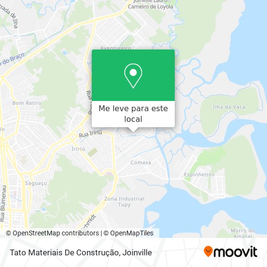 Tato Materiais De Construção mapa