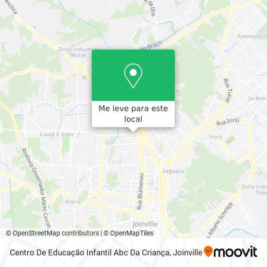 Centro De Educação Infantil Abc Da Criança mapa