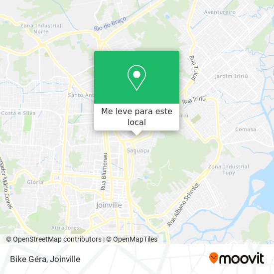 Bike Géra mapa