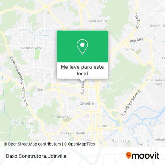 Daxo Construtora mapa