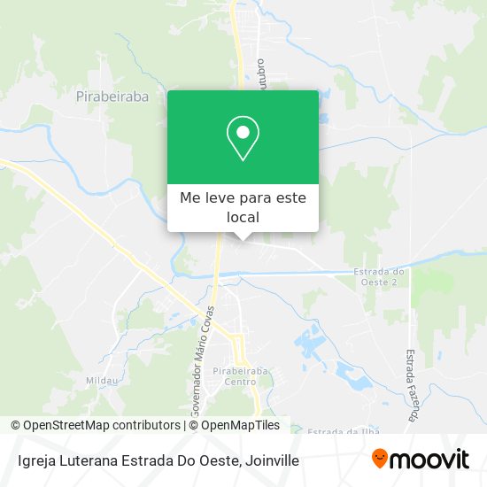 Igreja Luterana Estrada Do Oeste mapa