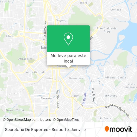 Secretaria De Esportes - Sesporte mapa