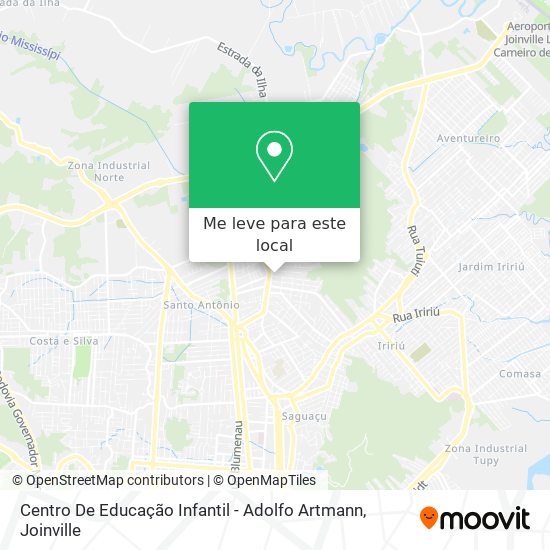Centro De Educação Infantil - Adolfo Artmann mapa