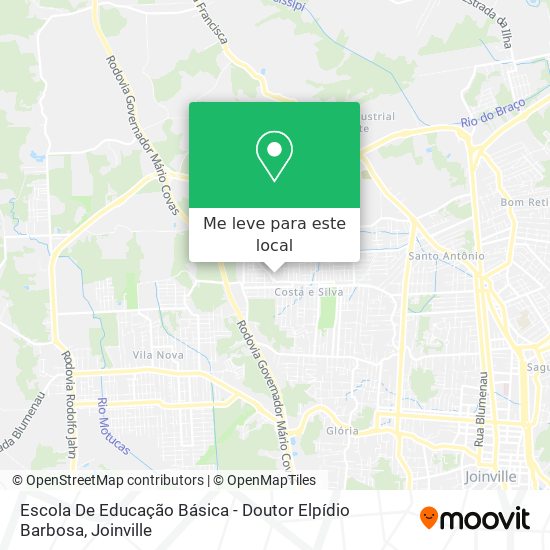 Escola De Educação Básica - Doutor Elpídio Barbosa mapa