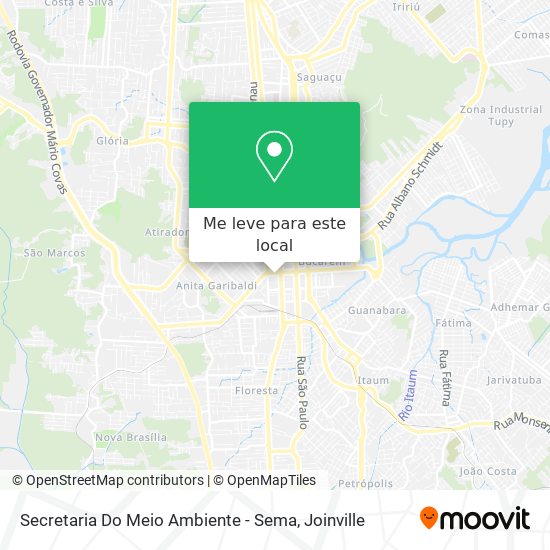 Secretaria Do Meio Ambiente - Sema mapa