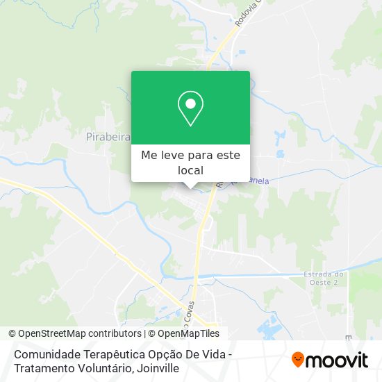 Comunidade Terapêutica Opção De Vida  - Tratamento Voluntário mapa