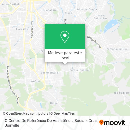 O Centro De Referência De Assistência Social - Cras mapa