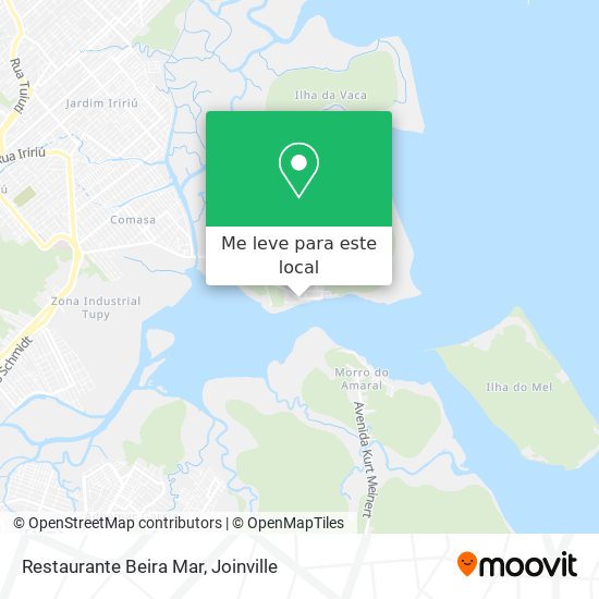 Restaurante Beira Mar mapa