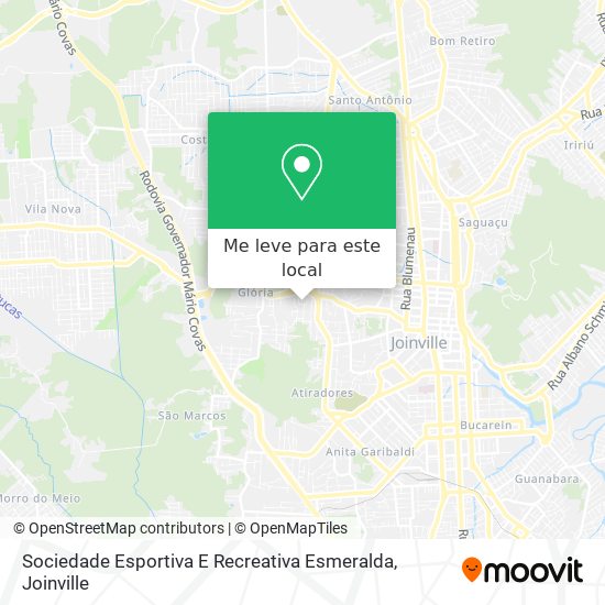 Sociedade Esportiva E Recreativa Esmeralda mapa