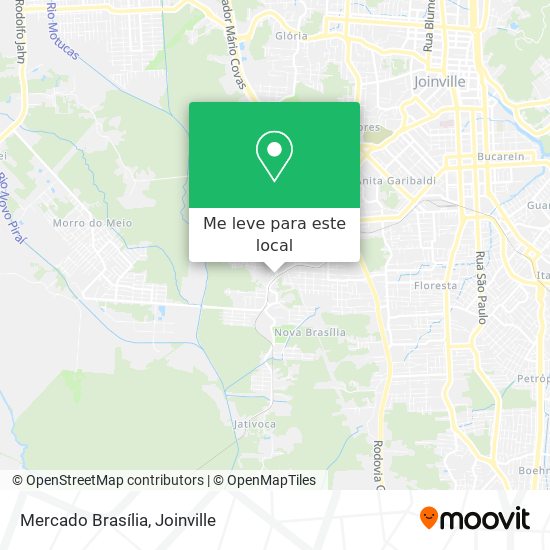 Mercado Brasília mapa