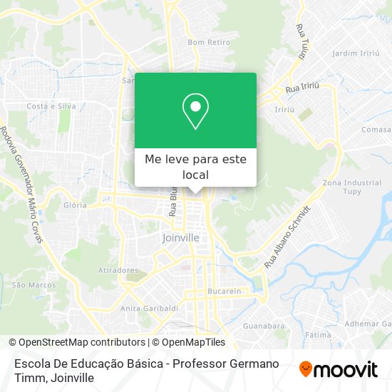 Escola De Educação Básica - Professor Germano Timm mapa