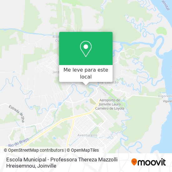 Escola Municipal - Professora Thereza Mazzolli Hreisemnou mapa