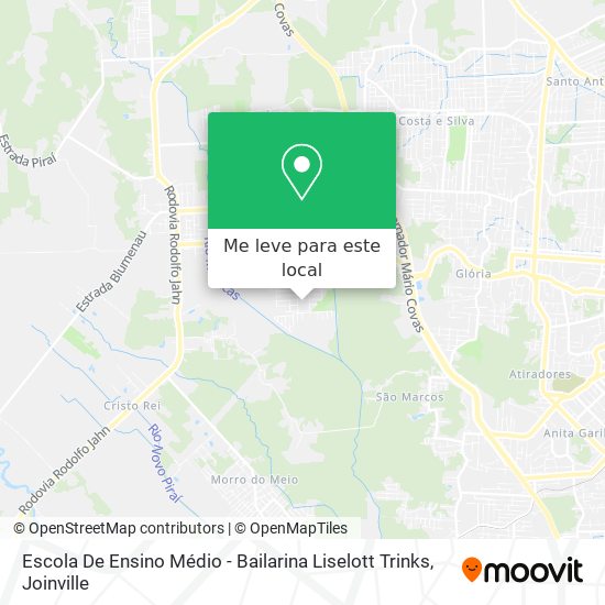 Escola De Ensino Médio - Bailarina Liselott Trinks mapa