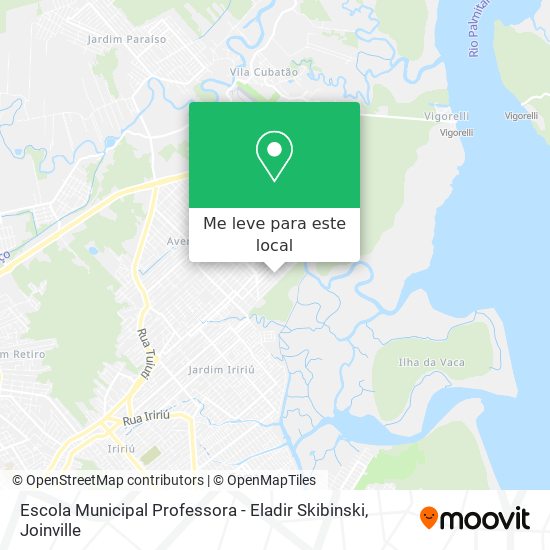 Escola Municipal Professora - Eladir Skibinski mapa