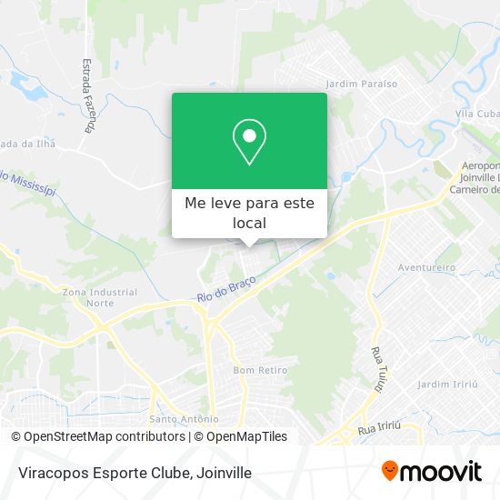 Viracopos Esporte Clube mapa