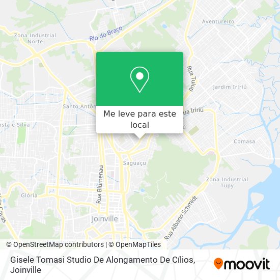 Gisele Tomasi Studio De Alongamento De Cílios mapa