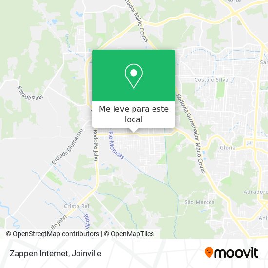 Zappen Internet mapa