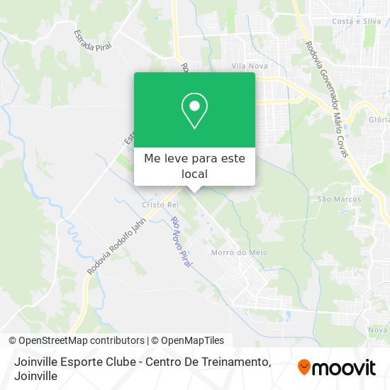 Joinville Esporte Clube - Centro De Treinamento mapa
