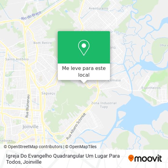 Igreja Do Evangelho Quadrangular Um Lugar Para Todos mapa