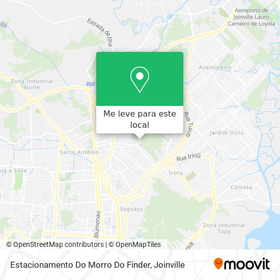 Estacionamento Do Morro Do Finder mapa