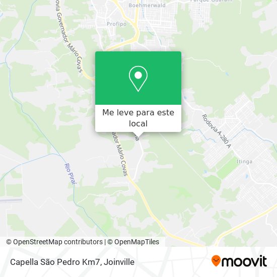 Capella São Pedro Km7 mapa