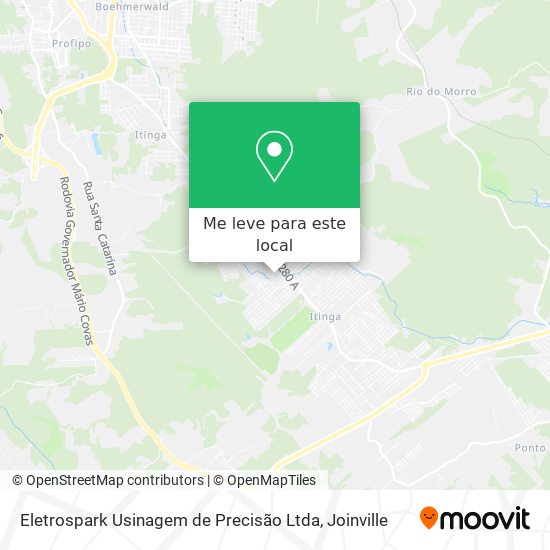 Eletrospark Usinagem de Precisão Ltda mapa