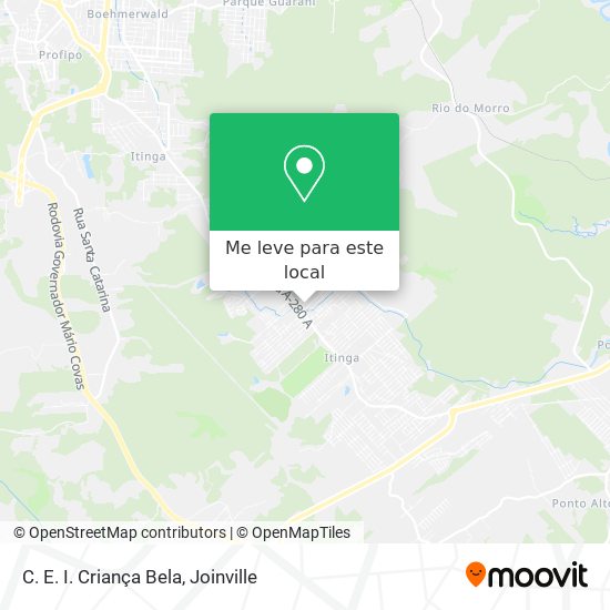 C. E. I. Criança Bela mapa