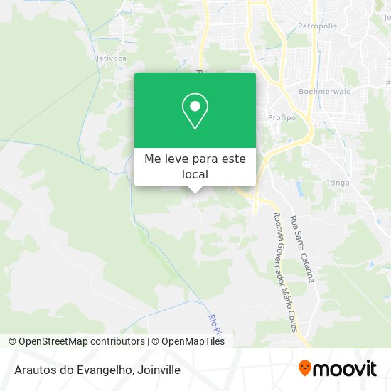 Arautos do Evangelho mapa