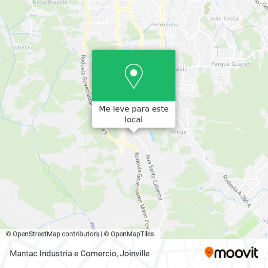 Mantac Industria e Comercio mapa