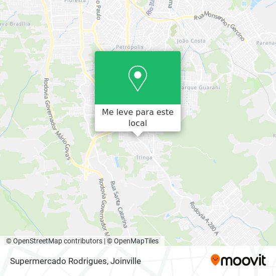 Supermercado Rodrigues mapa