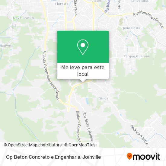 Op Beton Concreto e Engenharia mapa