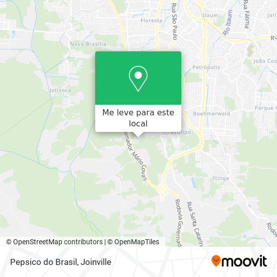 Pepsico do Brasil mapa
