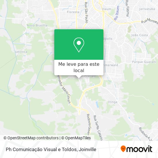 Ph Comunicação Visual e Toldos mapa