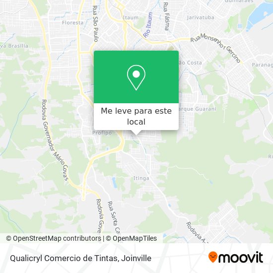 Qualicryl Comercio de Tintas mapa
