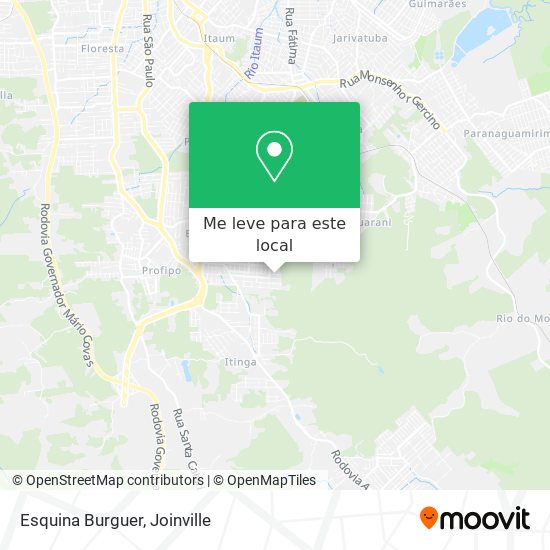 Esquina Burguer mapa