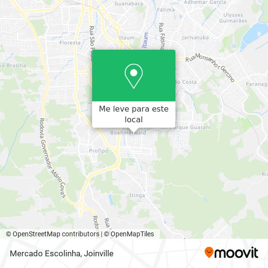 Mercado Escolinha mapa