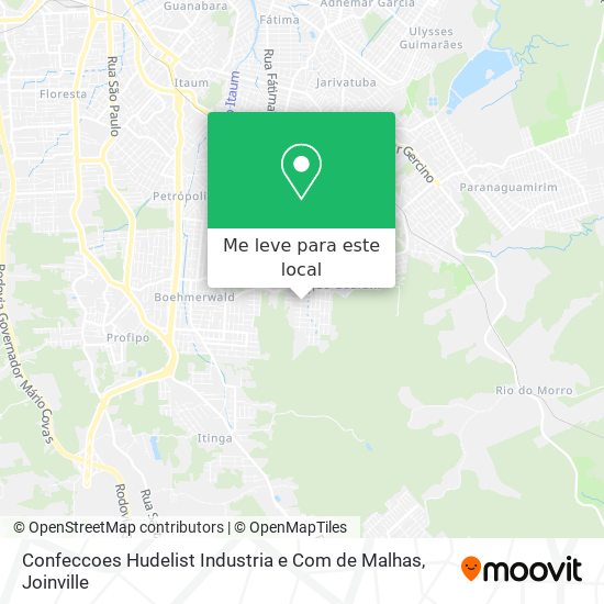 Confeccoes Hudelist Industria e Com de Malhas mapa