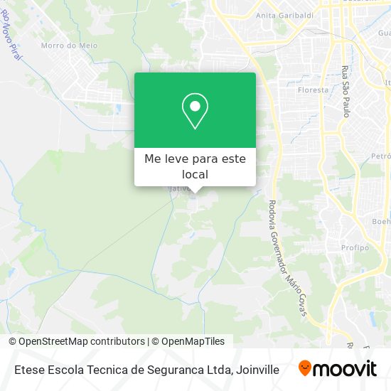 Etese Escola Tecnica de Seguranca Ltda mapa