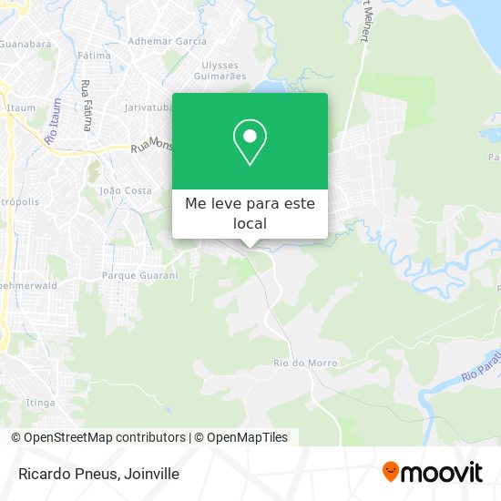 Ricardo Pneus mapa
