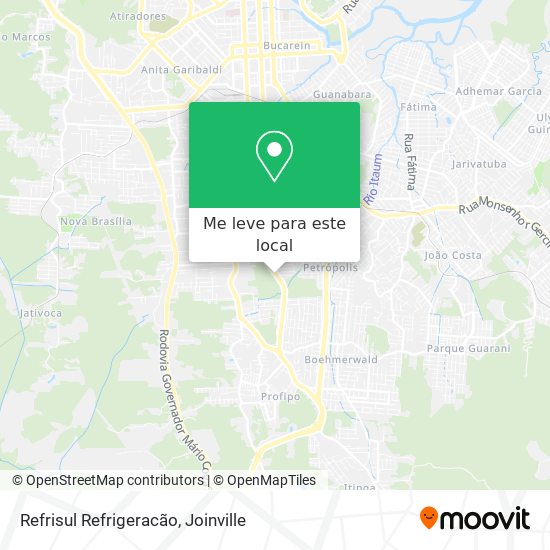 Refrisul Refrigeracão mapa
