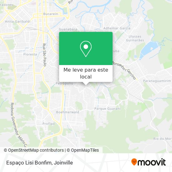 Espaço Lisi Bonfim mapa