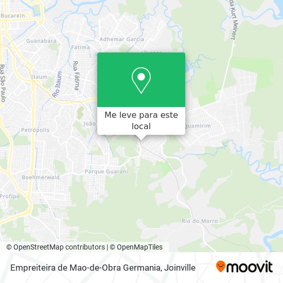 Empreiteira de Mao-de-Obra Germania mapa