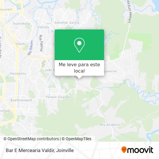 Bar E Mercearia Valdir mapa